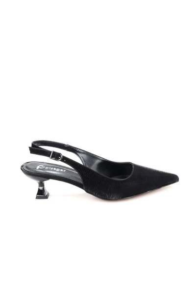 Pisagor Ps-31960 Kadın 4 Cm Arkası Açık Ayakkabı - 8