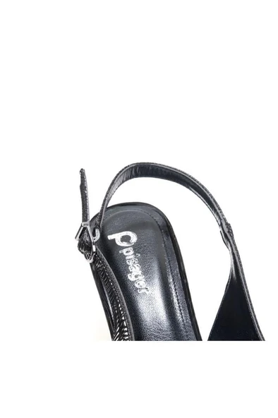Pisagor Ps-31960 Kadın 4 Cm Arkası Açık Ayakkabı - 9