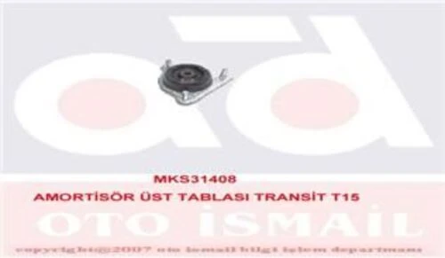 MKS 408  Amortisör Tablası Takozu Üst Transit III 91-00 - 1