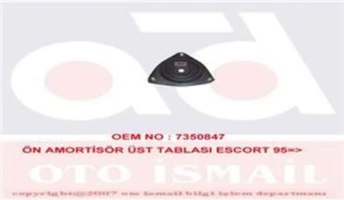 MKS 375  Amortisör Tablası Takozu Üst Ön Escort V VI Vıı 90-99