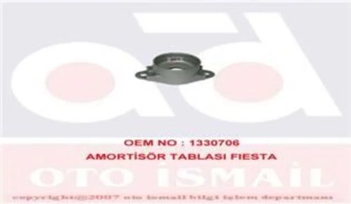 MKS 726  Amortisör Tablası Takozu Fiesta