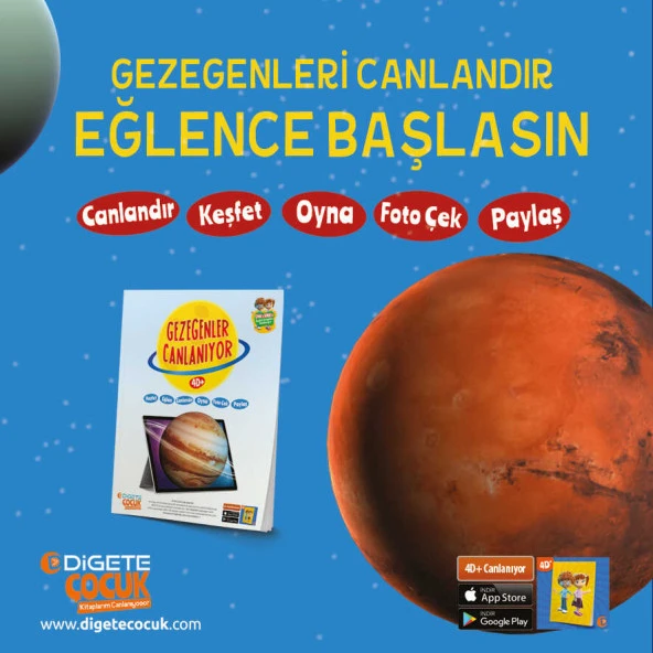Dinozorlar ve Gezegenler Canlanıyor, 2 Kutulu Set "Arttırılmış Gerçeklik Teknolojisi'yle hazırlanmıştır." - 12
