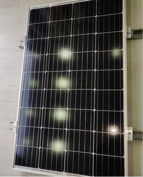 Güneş Paneli Montaj Aparatı 1 Panel İçin 110 cm 2 Adet Profil 4 Adet Klemp