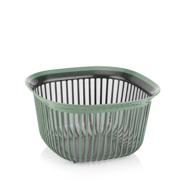 Qlüx İdeas Liny Süzgeçli Kase Yeşil 25cm 4000ml - 2