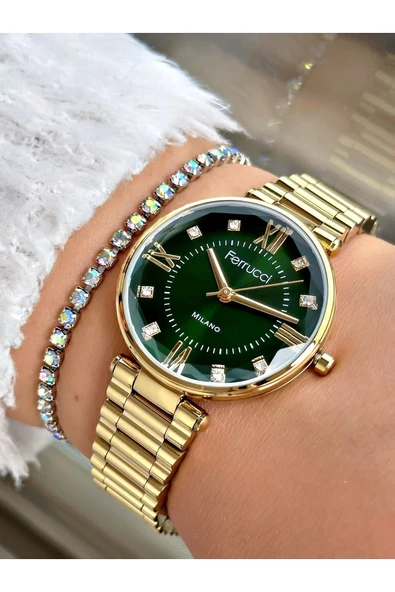 Ferrucci FC 0525 03564M.04 Çelik Kordon Kadın Kol Saati - Resim 2