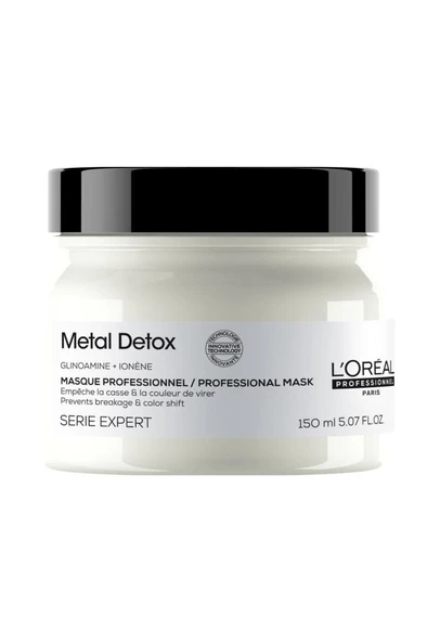Loreal Professionnel Metal Detox İşlem Görmüş ve Yıpranmış Saçlar İçin Kırılma Karşıtı Koruyucu Maske 150 ml - 2