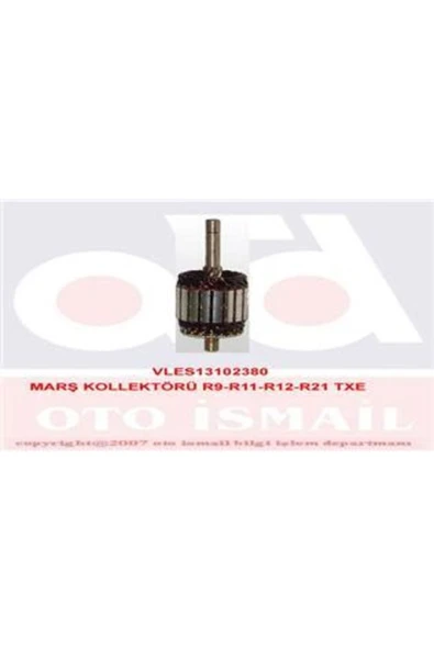 Valeo 102380 Mars Kollektörü R9 R11 R12 R21 Txe X O ürün görseli