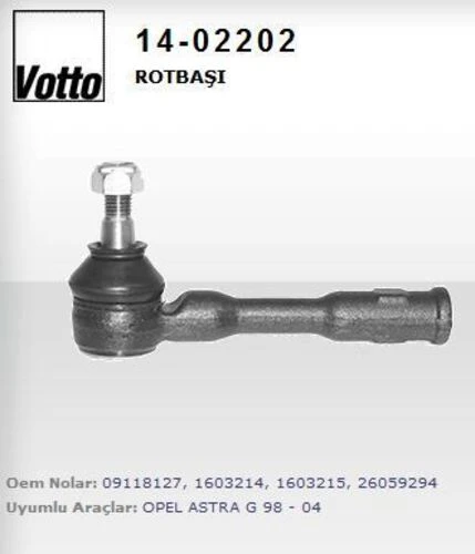 Votto 14 -2202 Rot Başı Astra G 98-04 Zafira ürün görseli