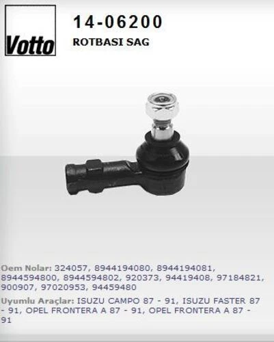 Votto 14 -6200 Rot Başı Sağ Frontera A Campo / Campo Faster Trooper ürün görseli