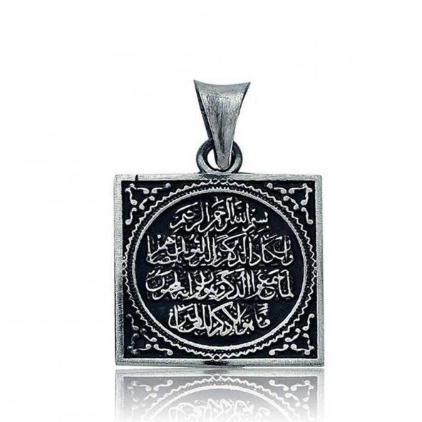 Nazar Duası 925 Ayar Gümüş Kolye Ucu - 1