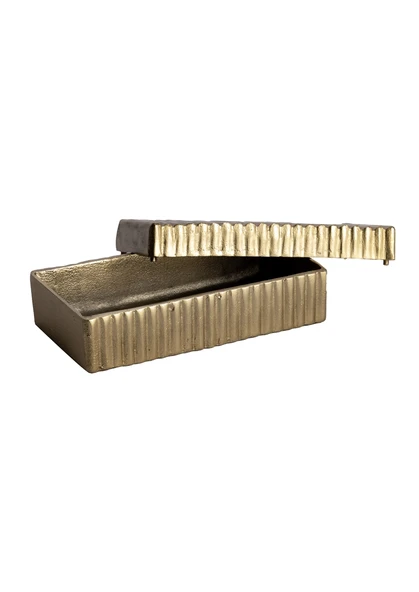 LINER GOLD KUCUK DIKDORTGEN KUTU 23X13X8 CM - 1