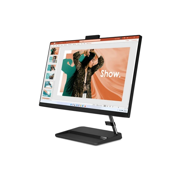 Ideacentre Aıo 3 27IAP7 Intel Core I5-12450H 32GB 1tb SSD Intel UHD Graphics Freedos 27 IPS Fhd F0GJ00K9TX-321 Siyah All In One Bilgisayar - 3