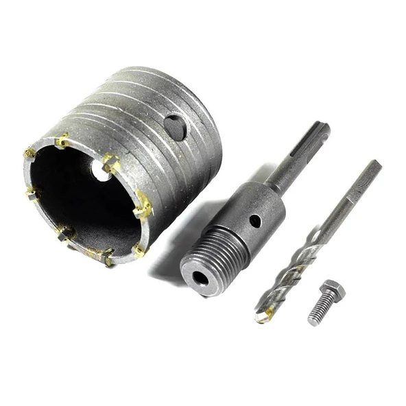 Gfb Elmaslı Beton Delme Panç 75mm Adaptörlü - 1