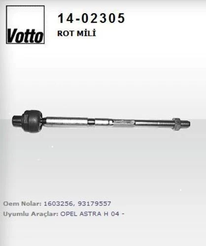 Votto 14 -2305 Rot Mili Astra G 98-04 Astra H 04- Zafira 283Mm ürün görseli 1
