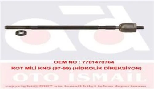 TRW JAR207 ROT MİLİ KANGOO 97- HIDROLIK 268mm
