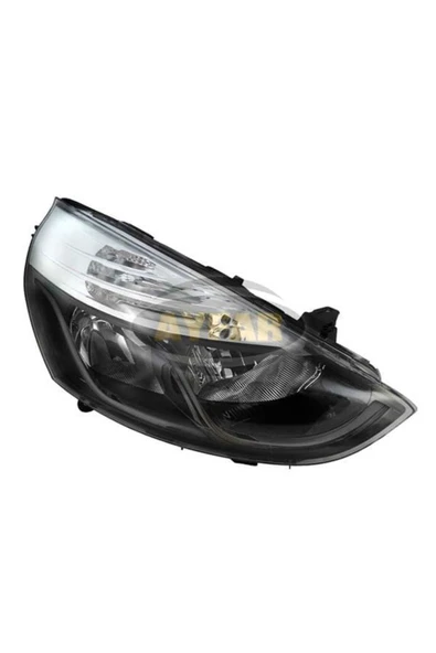 Ayfar 202322  Ön Far Sağ Siyah Çıtalı Motorlu Renault CLIO IV Hb 12- ürün görseli 1