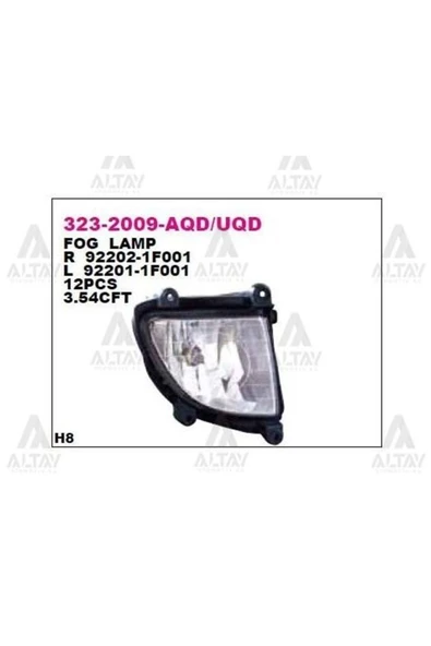 DEPO 3232009RUQD Sis Farı Sağ Sportage 05-06 ürün görseli