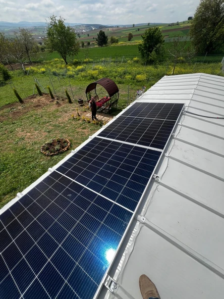 Güneş Paneli Montaj Aparatı 2 Panel İçin 6 Adet 30 cm Profil 6 Adet Klemp - 7