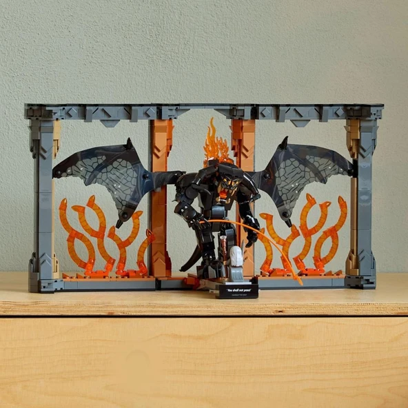 LEGO Icons 10367 Yüzüklerin Efendisi Gandalf ile Balrog (1201 Parça) - 9