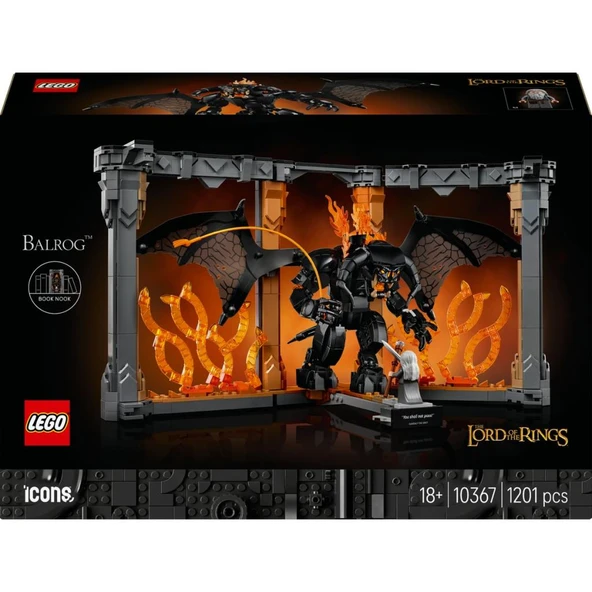 LEGO Icons 10367 Yüzüklerin Efendisi Gandalf ile Balrog (1201 Parça) - 4