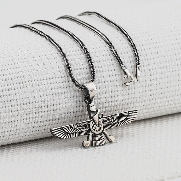 Ahura Mazda 925 Ayar Gümüş Kolye ürün görseli 1