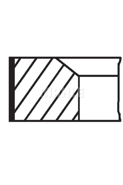 Mahle 00531N2 00 Segman 88.50mm 0.50 Sprinter215cdı 313cdı 513cdı 515cdı 2.2d 06- Om646.980/986 vUyumlu
