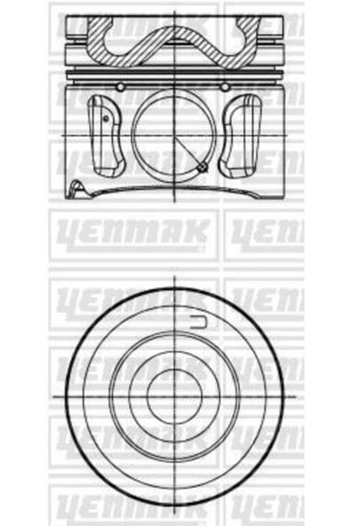 Yenmak 31 Pıston Segman 84mm Std Land Rover Dıscovery 3.0l Ajd V6-dt20 Yenm ürün görseli