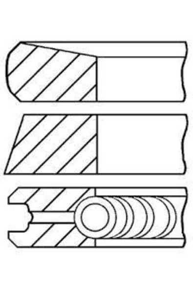 Goetze 08 Iss -4431-0 Motor Segman 060 Peugeot 5mm 5-50-30