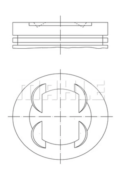 Mahle 0830100 Pıston Segman 86.4 Mm Bmw S50 B32 E36 M3 3.2 ürün görseli 1