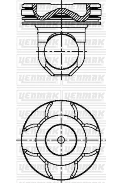 Yenmak 31 Pıston Segman 125,00mm Std Komple Bmc Pro 1142 Euro 3 / Qsmıı Cm 876 / Cıft Parc ürün görseli
