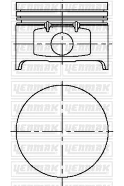 Yenmak 31 Motor Piston Segman Clıo Mgn 1.4 8v K7j Std 79.50 Mm ürün görseli
