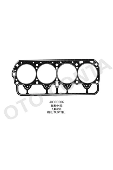 Otoconta 40303006  Silindir Kapak Contası Murat 131 1.6 Lpg Çelık Beyaz