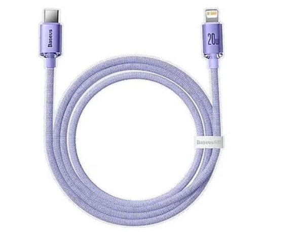Baseus Crystal C to Lgt 20W 1.2 Kablo Mor (CAJY000205)