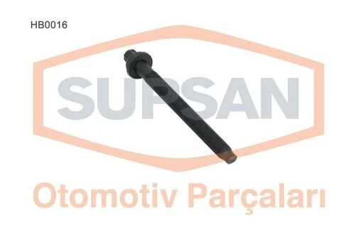 Supsan HB0016 Süpsan Hb0016 Silindir Kapak Saplaması Civatası Partner / Berlingo 1.9D Dw8 Takım 10 Adet ürün görseli 1