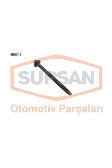 Supsan HB0018 Hb0018 Silindir Kapak Saplaması Civatası 206 207 208 301 307 / Fiesta Focus Fusion 1.4 8v 16 ürün görseli 1