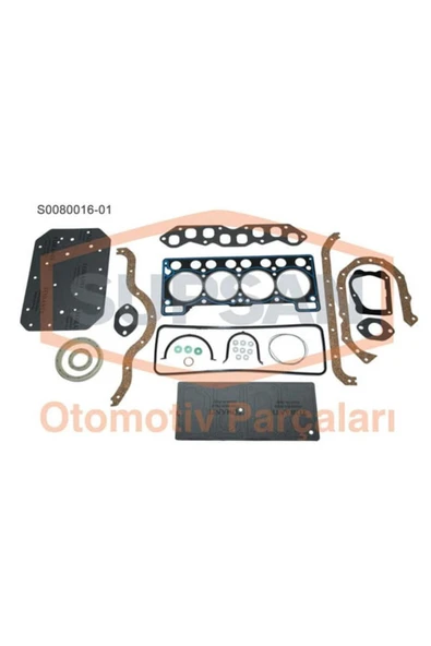 Supsan S0080016 -1 Motor Takım Conta Renault 9 1.4 Keçelı Silindir Kapaklı ürün görseli 1