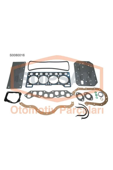 Supsan S0080016 Motor Takım Conta Renault 9 1.4 Keçesiz Silindir Kapaklı
