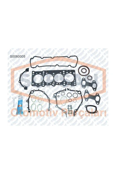 Supsan S0080005 Motor Takım Contası Full Sılındır Kapaklı Kecelı Doblo Palıo Albea Panda Punto 1 - 1