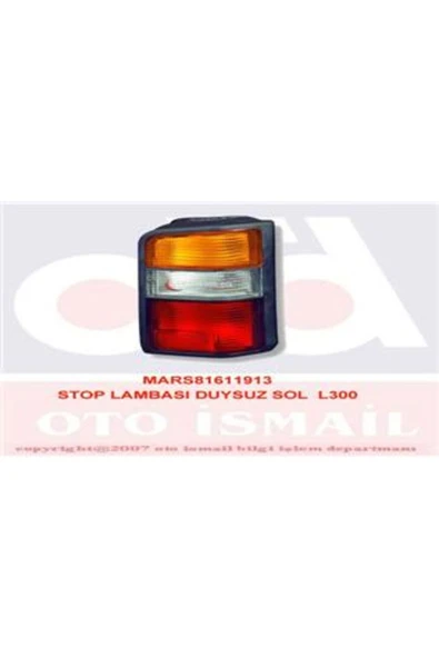 Mars 611913 Stop Lambası Duysuz Sol L300 Marka : - Uyumlu
