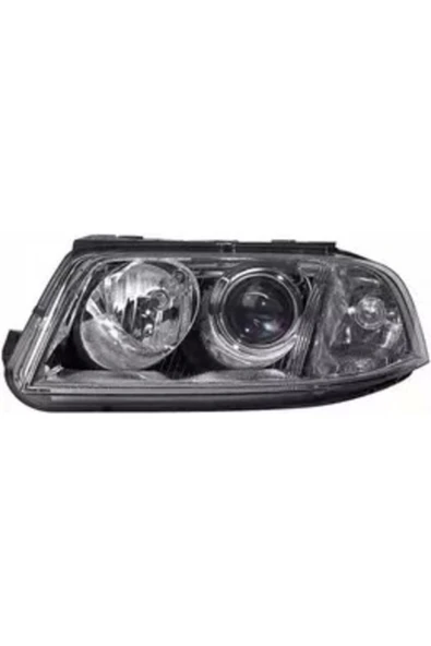 Valeo 044569 Uyumlu Far Sol + Sınyal Passat 00-05 Elektrıklı Motorlu Ampüllü H7+h7 - 1