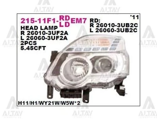 DEPO 21511F1LLDEM7 Far Soltraıl 11 Yeni Model