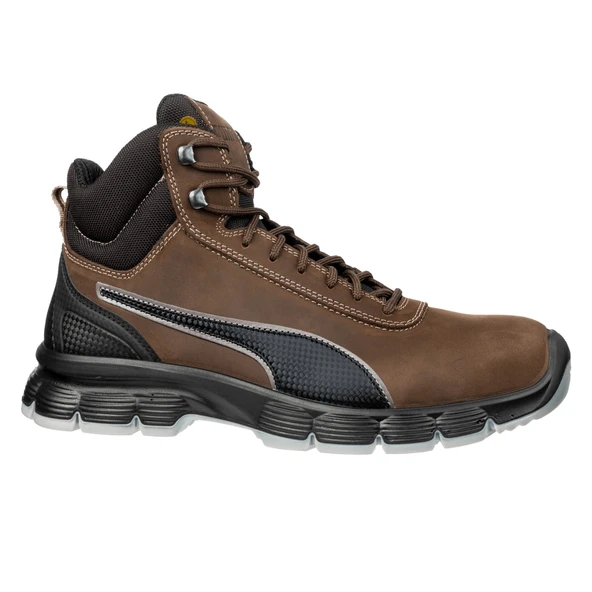 Puma Safety Condor Mid Çelik Burunlu Nubuk Deri İş Ayakkabısı S3 SRC ESD - 1