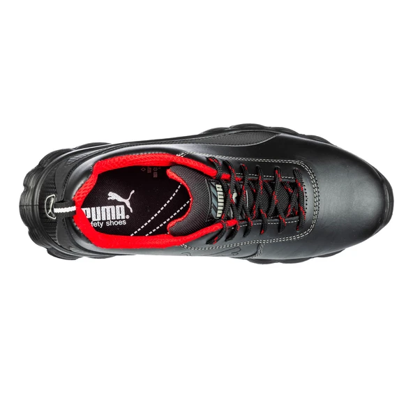 Puma Safety Condor Low Siyah Çelik Burunlu Nubuk Deri İş Ayakkabısı S3 SRC ESD - 4