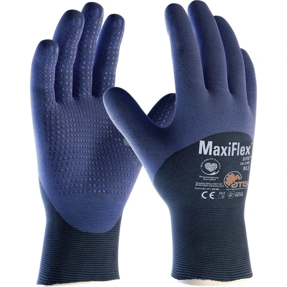ATG MaxiFlex® Elite™ 34-245 Sadece 14 Gram Ağırlığında En İnce İş Eldiveni