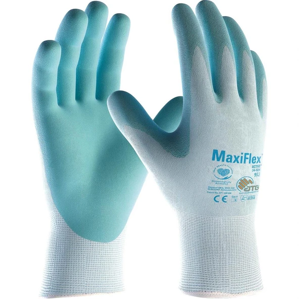 ATG MaxiFlex® Active™ 34-824 Aloe vera ve E vitaminli İş Eldiveni