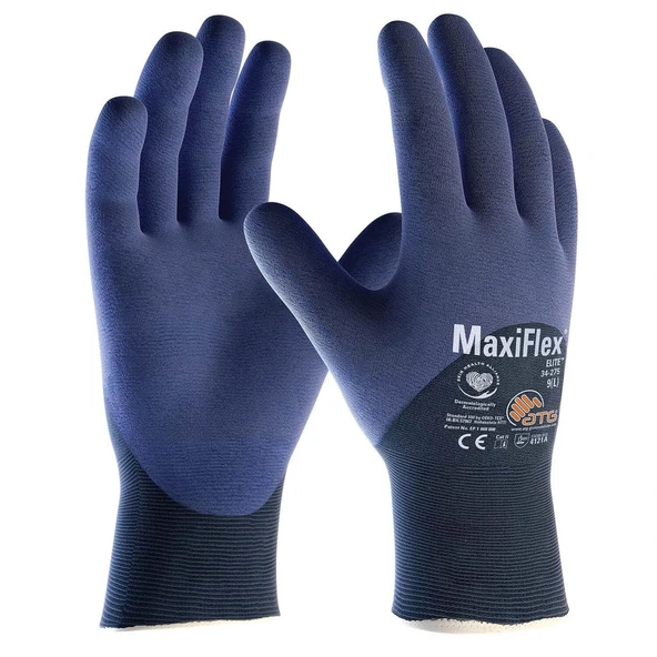 ATG MaxiFlex® Elite™ 34-275 Sadece 14 Gram Ağırlığında En İnce İş Eldiveni ürün görseli