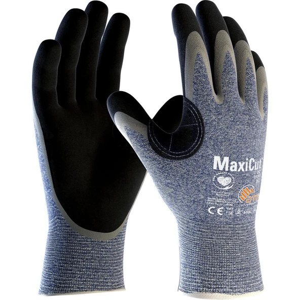 ATG MaxiCut® Oil™ 34-504 Yağlı ve Islak Ortamlar  İçin Kesilme Dirençli İş Eldiveni - 1