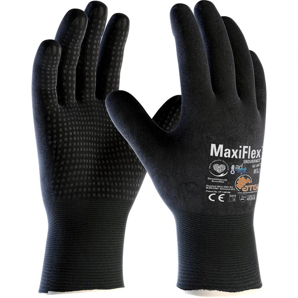 ATG MaxiFlex® Endurance™ with AD-APT® 42-847 Dotlu Mekanik İş Eldiveni ürün görseli