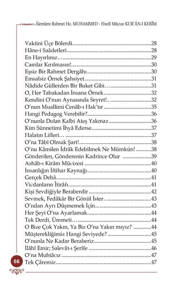 Alemlere Rahmet Hz. Muhammed - Ebedi Mucize Kur'an-ı Kerim - Osman Nuri Topbaş - 3