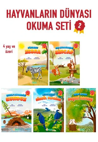 Hayvanların Dünyası Okuma Seti - 2 - Ayşe Şeker Kılıç